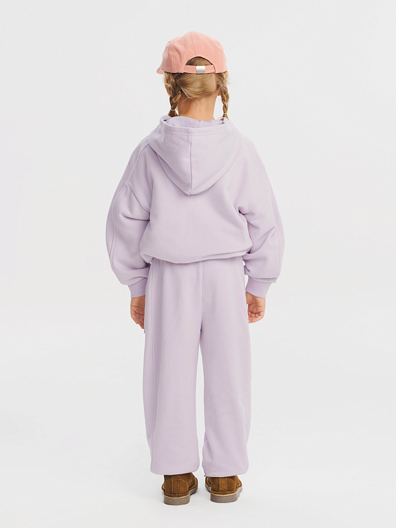 Толстовка трикотажная на молнии LEOKID Holly Misty Lilac