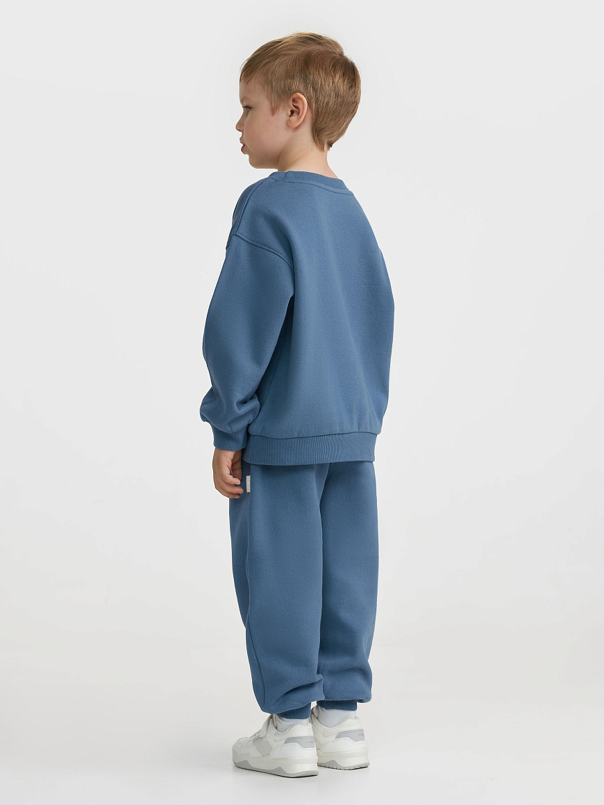 Брюки трикотажные Terry Salt Blue