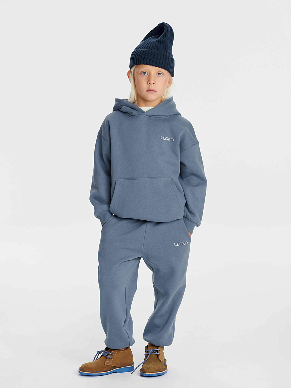 Трикотажные брюки Leokid Terry Storm Blue