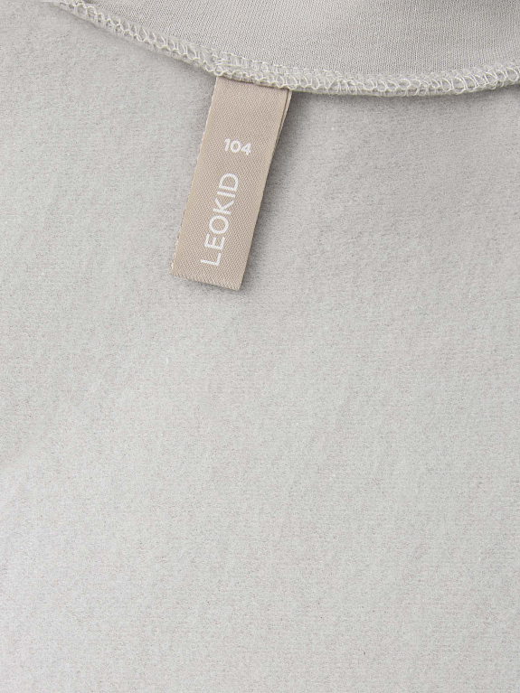 Фуфайка с рукавами Leokid Ova Oyster gray