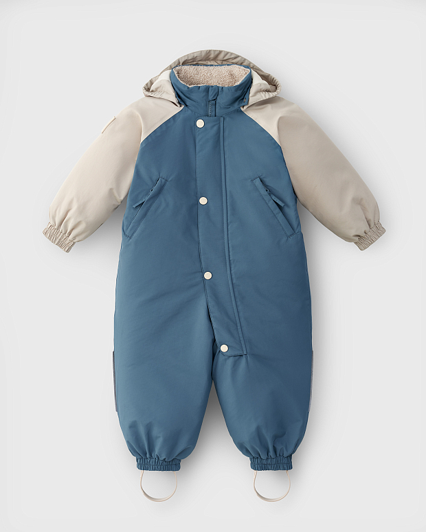 Комбинезон утепленный Leokid Color block Salt Blue