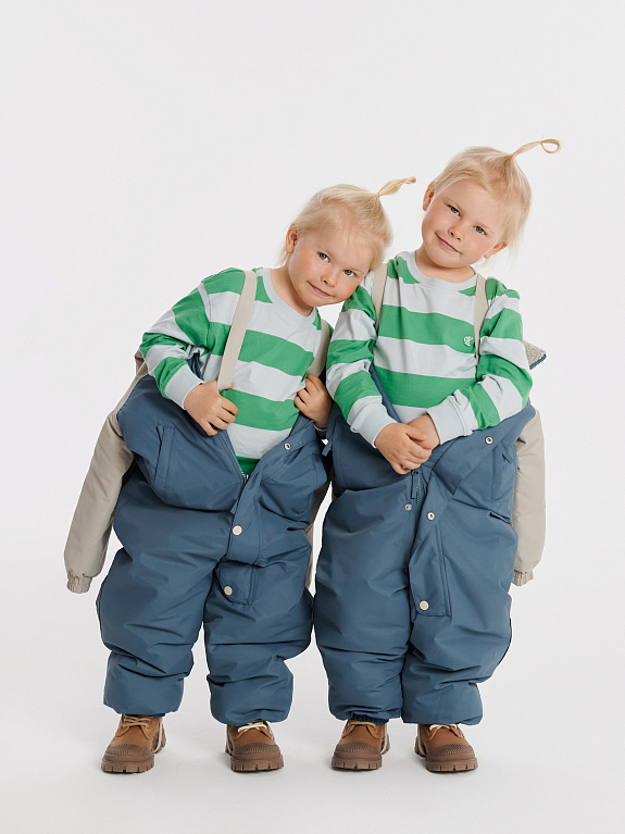 Комбинезон утепленный Leokid Color block Salt Blue