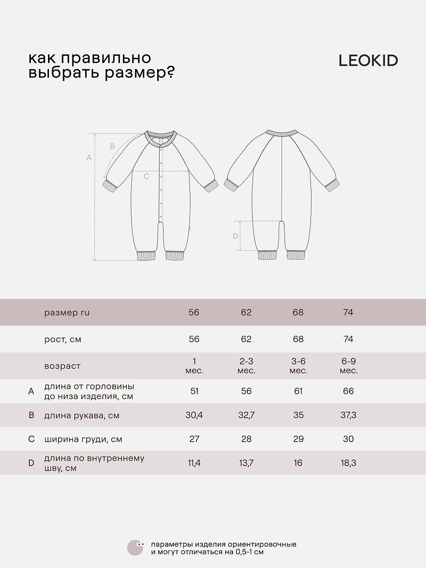 Комбинезон для новорожденных Moty Marshmallow