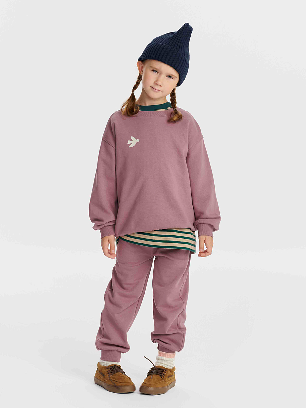 Трикотажный свитшот Leokid Ozzie Plum Pink