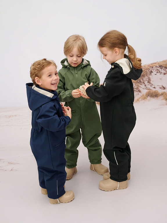 Комбинезон Leokid Softshell Navy Blue