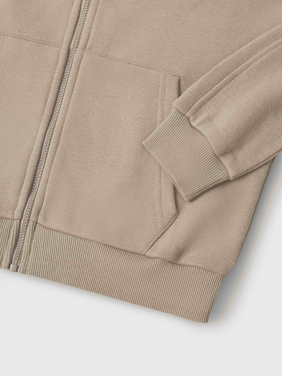 Толстовка трикотажная на молнии LEOKID Holly Brown Safari