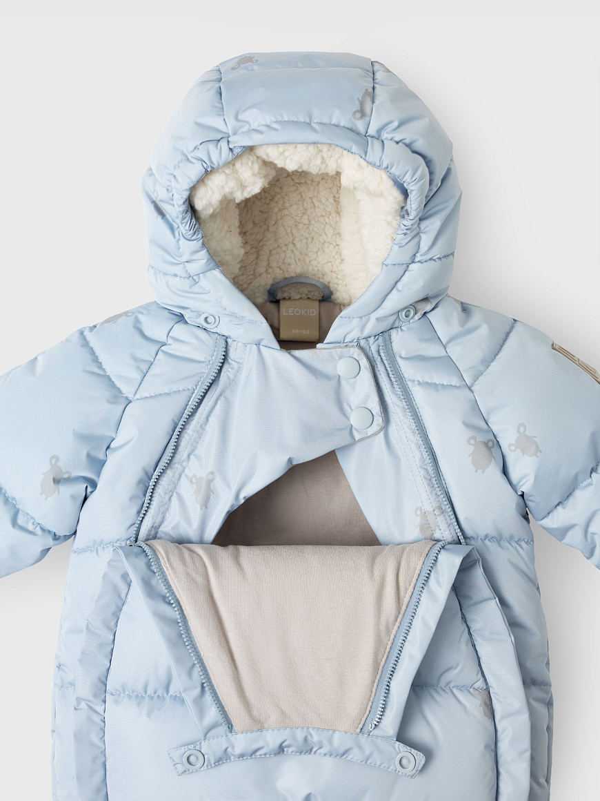 Комбинезон зимний для новорожденных Eddy Tiny Blue