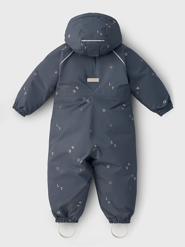 Комбинезон утепленный Leokid Hero Say my name dark gray