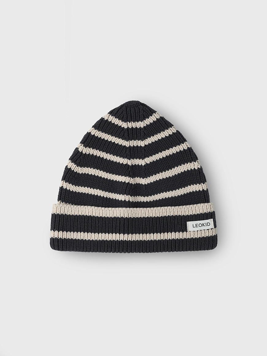 Шапка вязаная Veya Asphalt Stripes