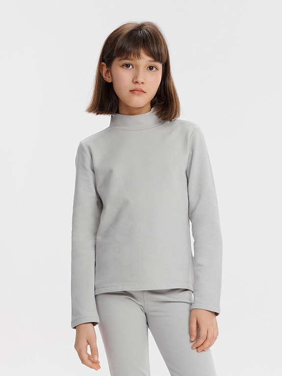 Фуфайка с рукавами Leokid Ova Oyster gray