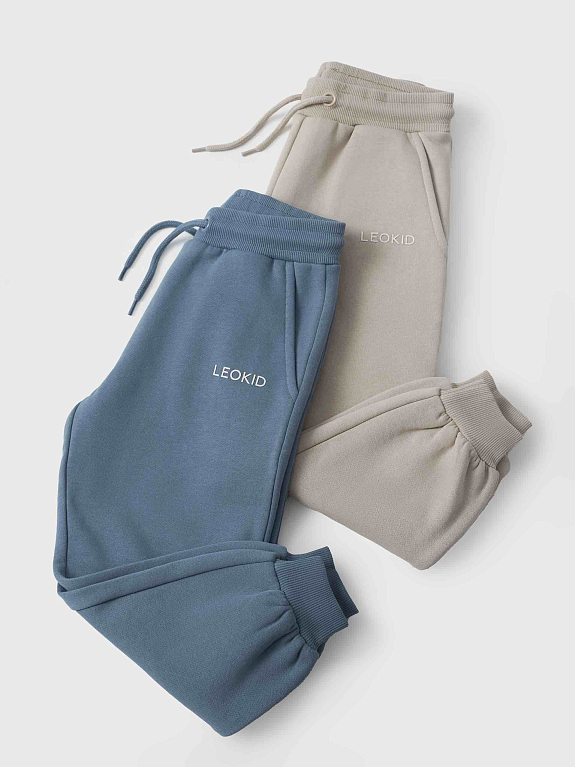 Трикотажные брюки Leokid Terry Storm Blue