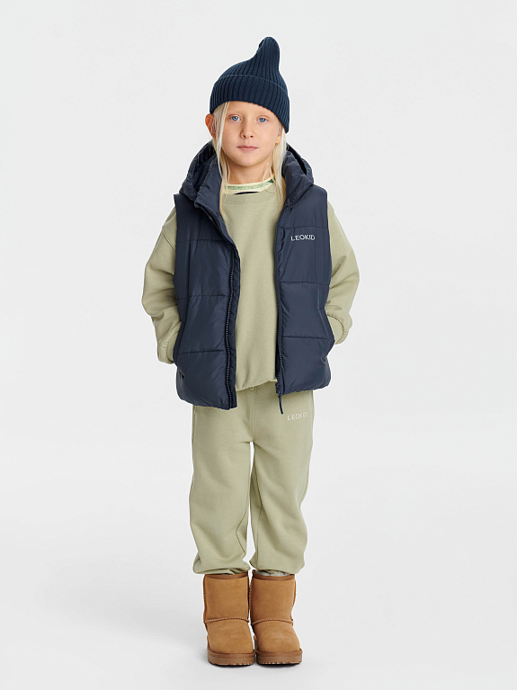 Жилет с капюшоном Leokid Stevie Navy Blue