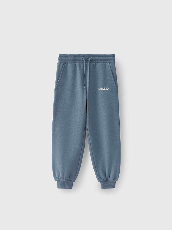 Трикотажные брюки Leokid Terry Storm Blue