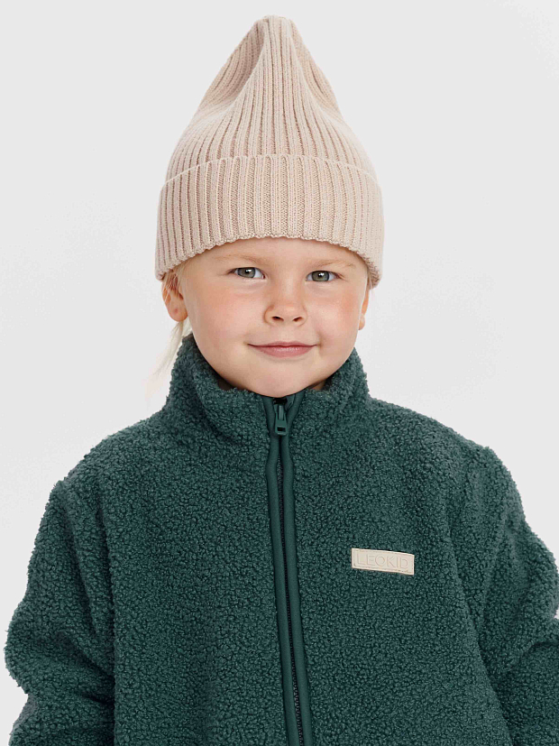 Вязаная шапка Leokid Beanie Cream