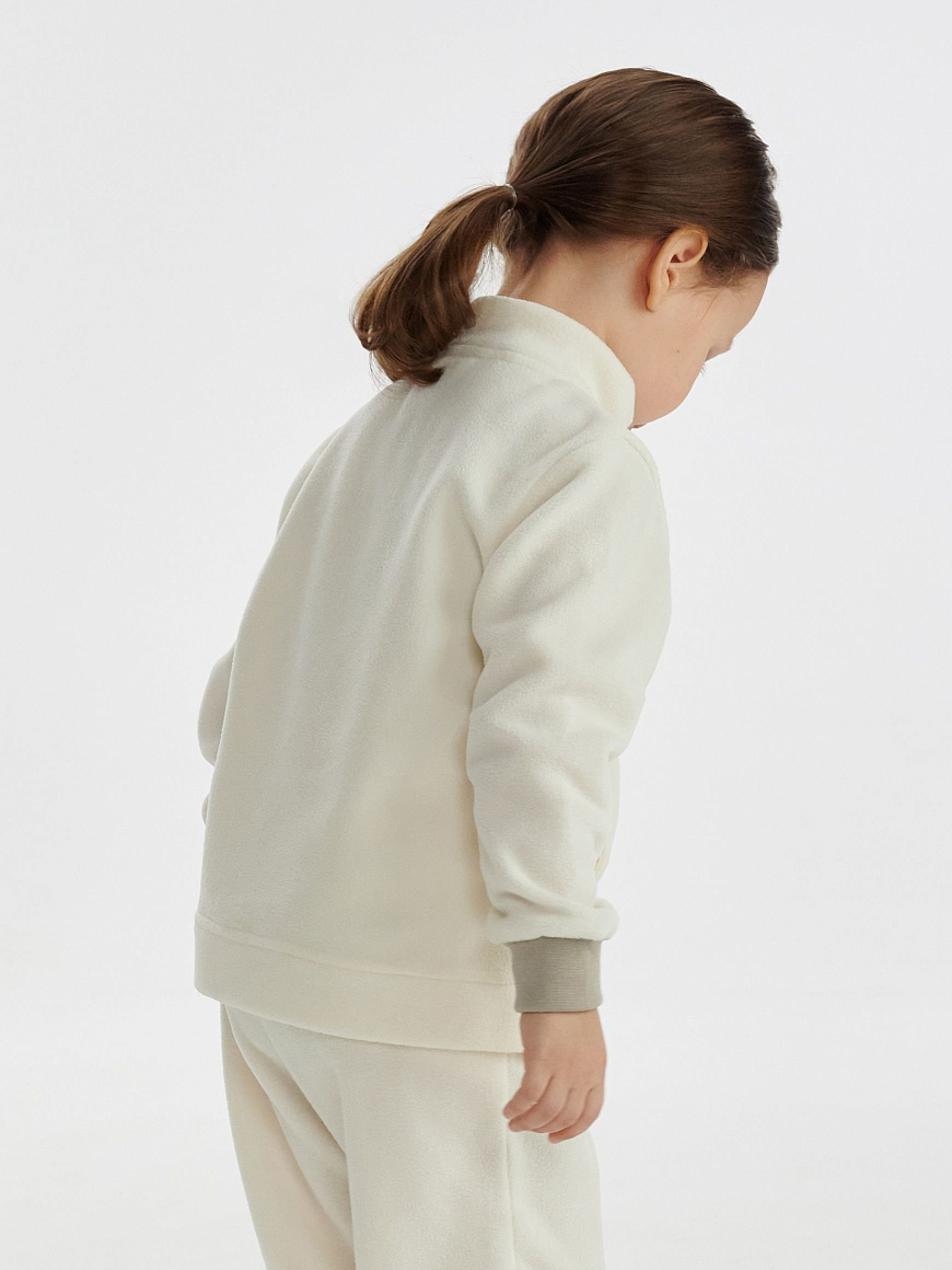 Флисовый джемпер Leokid Lotte Marshmallow