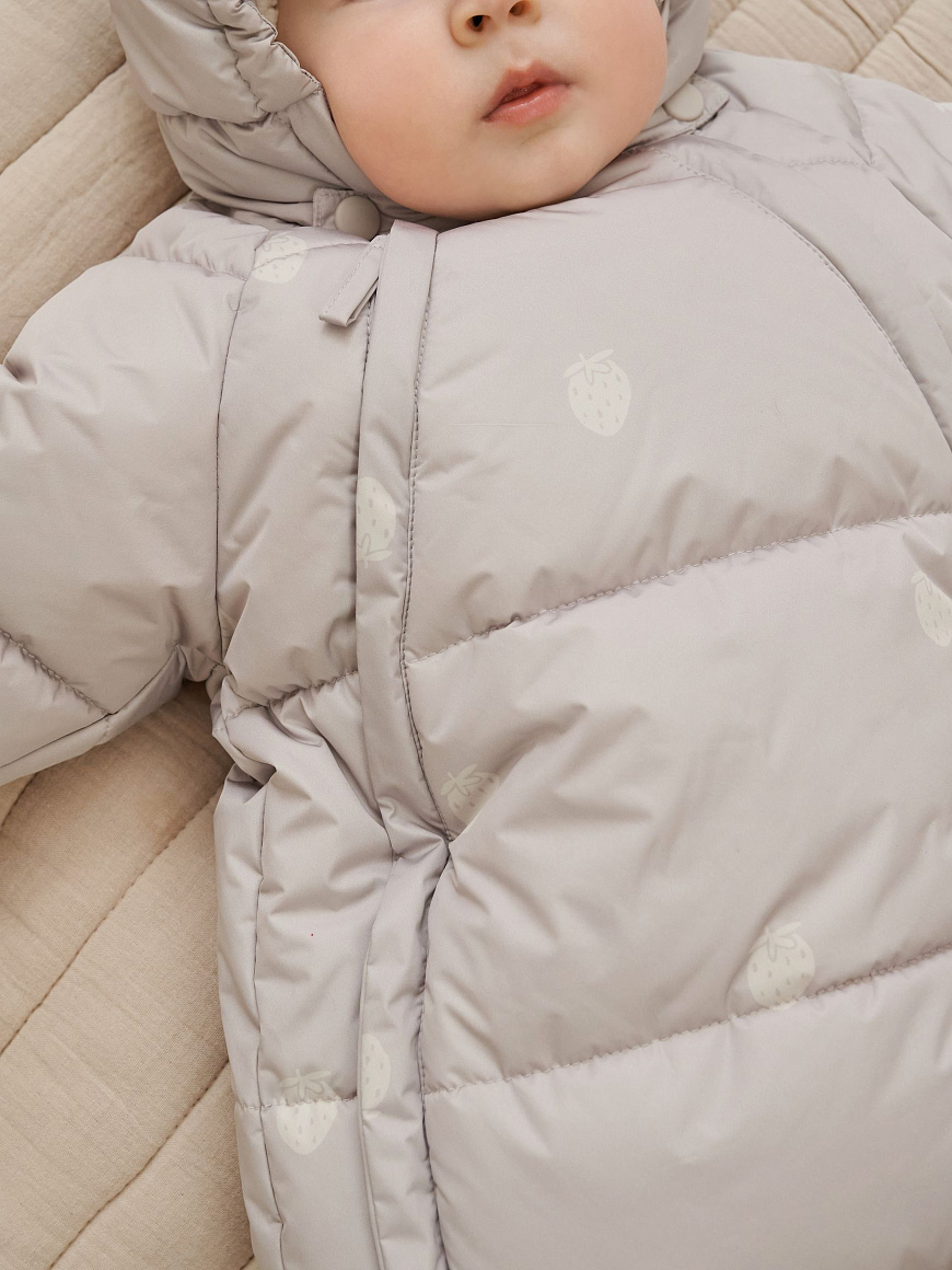 Комбинезон зимний для новорожденных Eddy Sand Berry