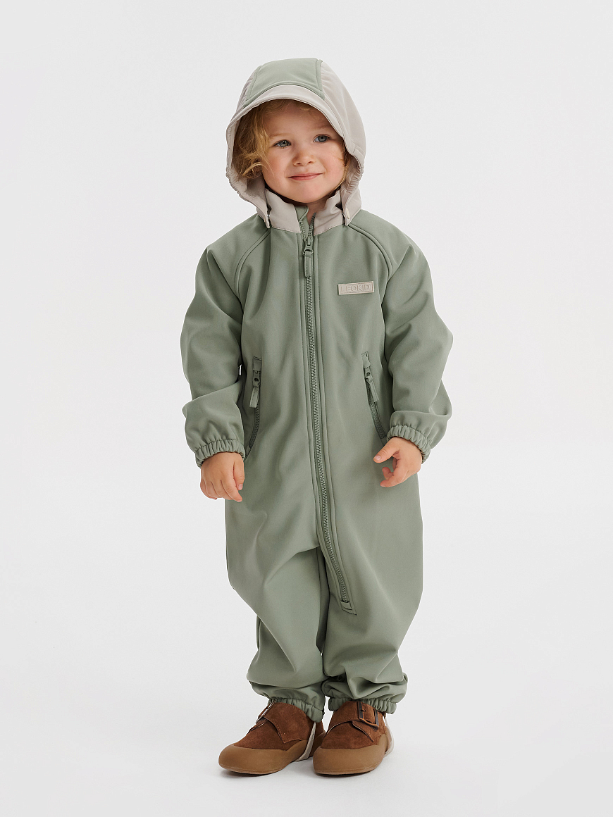 Комбинезон демисезонный Softshell Lilo Moss Gray