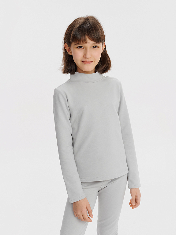 Фуфайка с рукавами Leokid Ova Oyster gray