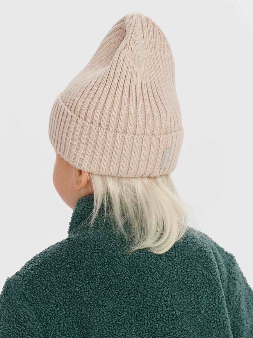 Шапка вязаная Beanie Cream