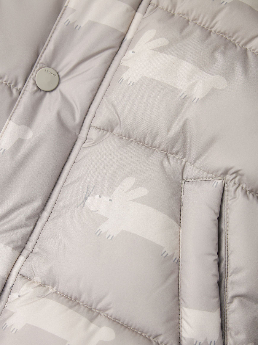 Куртка демисезонная Leni Beige Fluffy