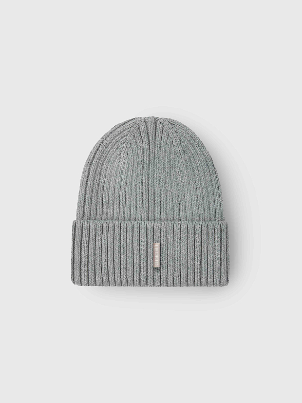 Вязаная шапка Leokid Beanie Ash Gray