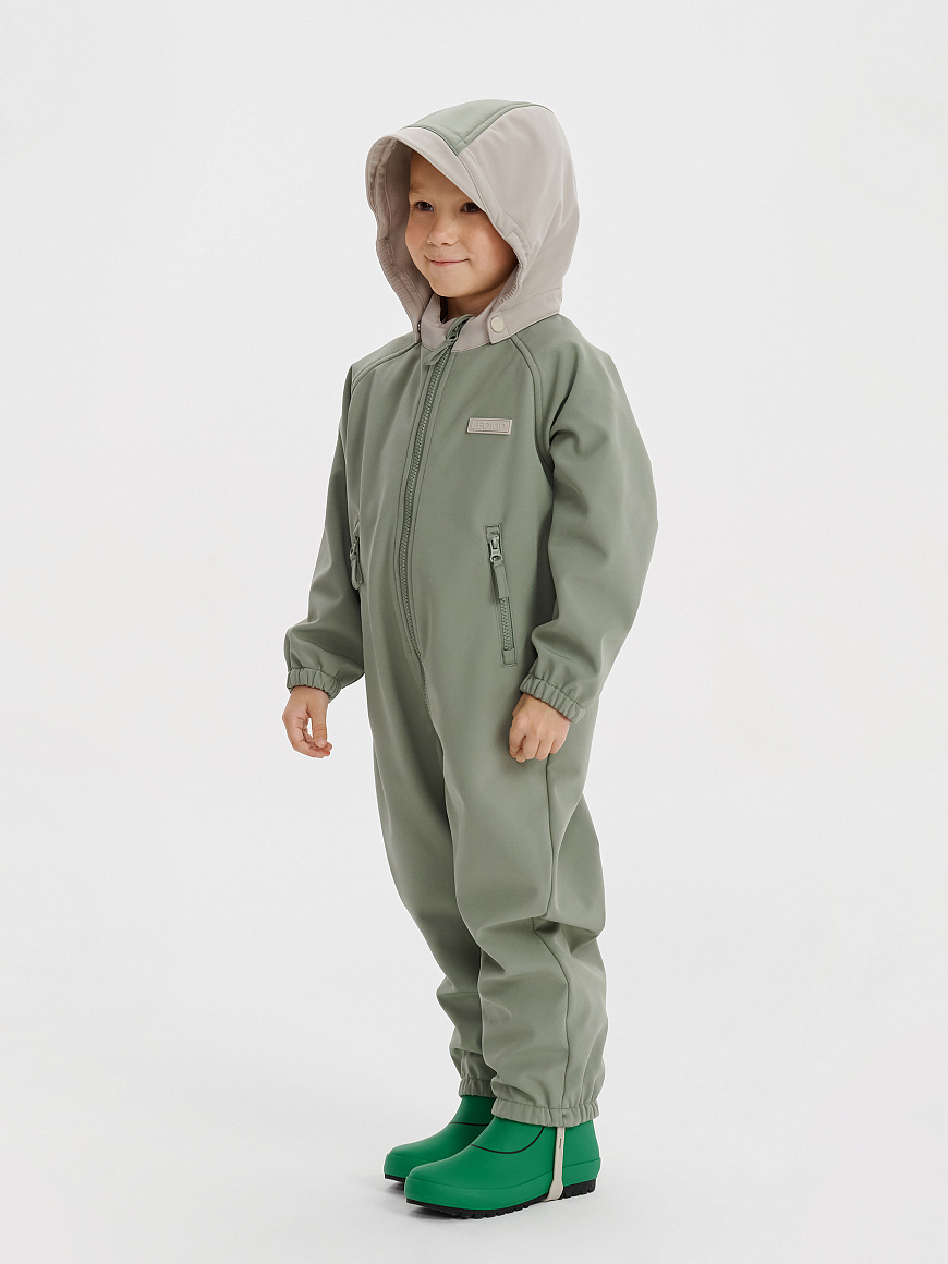Комбинезон демисезонный Softshell Lilo Moss Gray