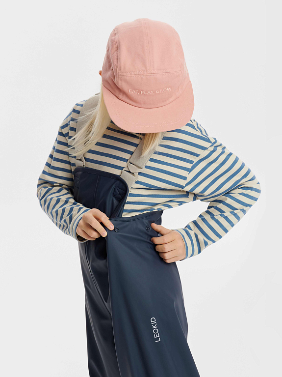 Детский непромокаемый полукомбинезон Leokid Leaf Navy Blue