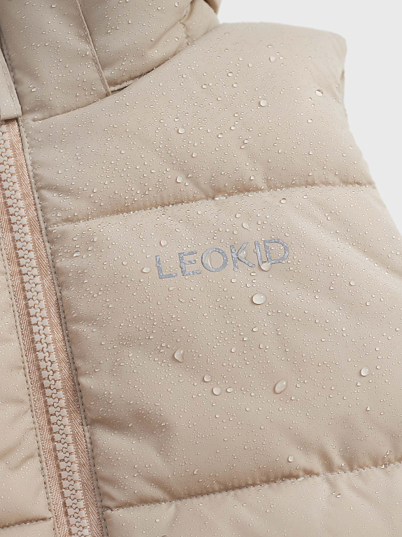 Жилет с капюшоном Leokid Stevie Almond milk