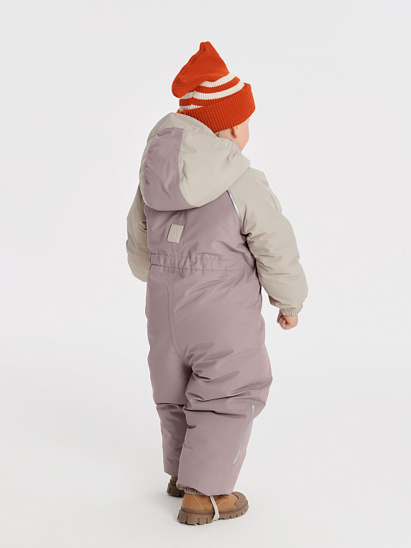 Комбинезон утепленный Leokid Color block Pink Slate