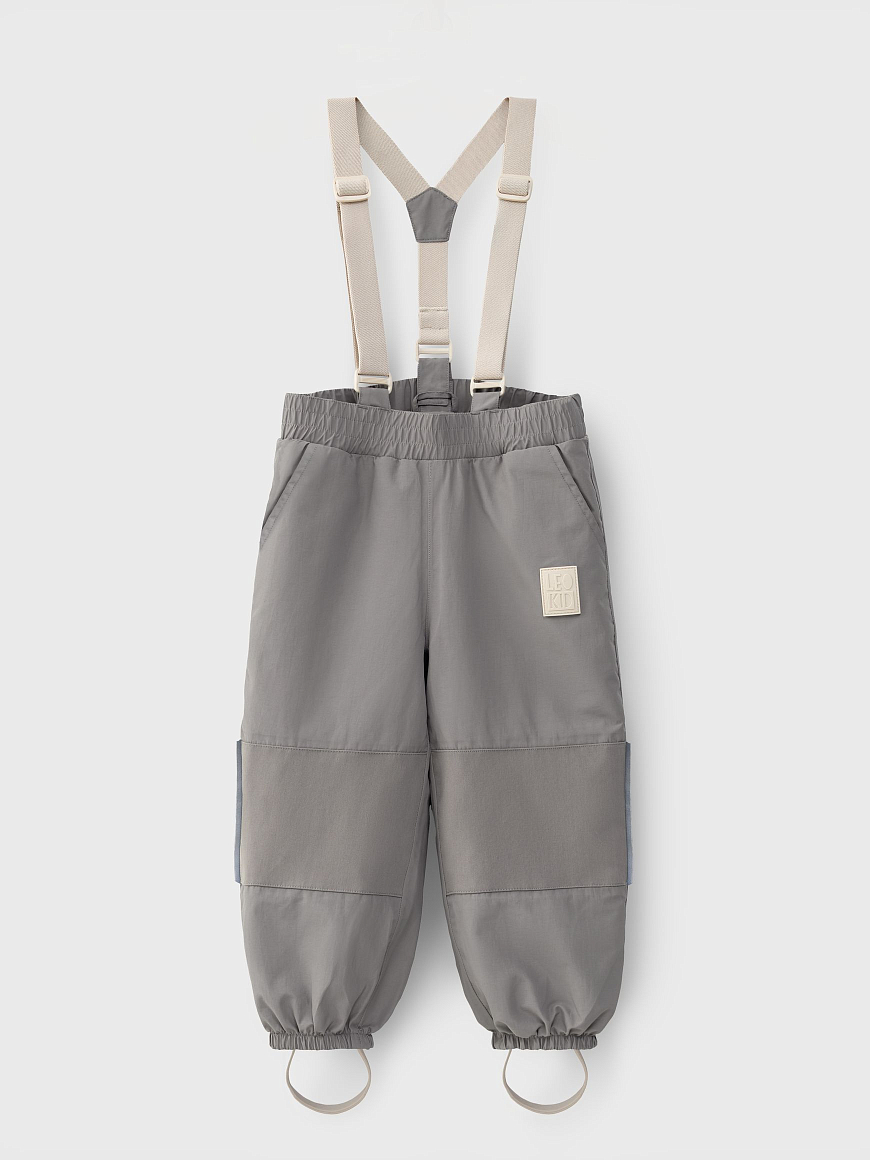 Брюки демисезонные на подтяжках Flint Slight Gray