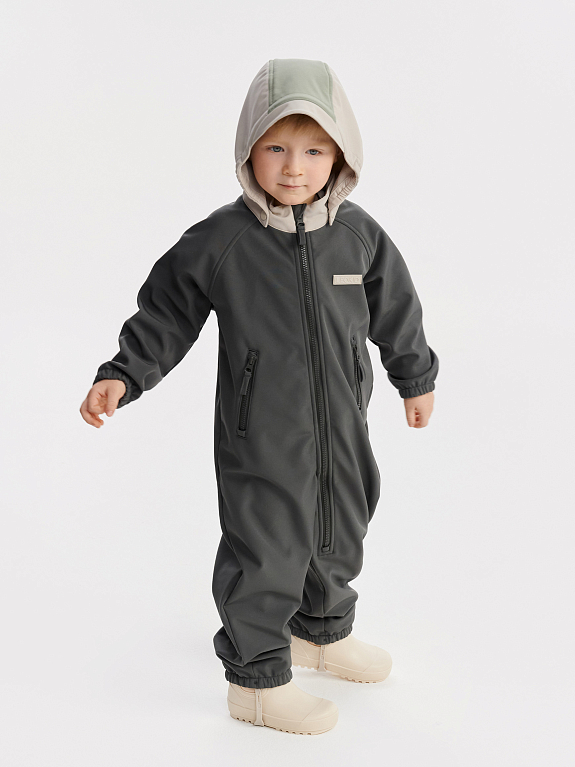 Комбинезон Leokid Softshell Lilo Asphalt