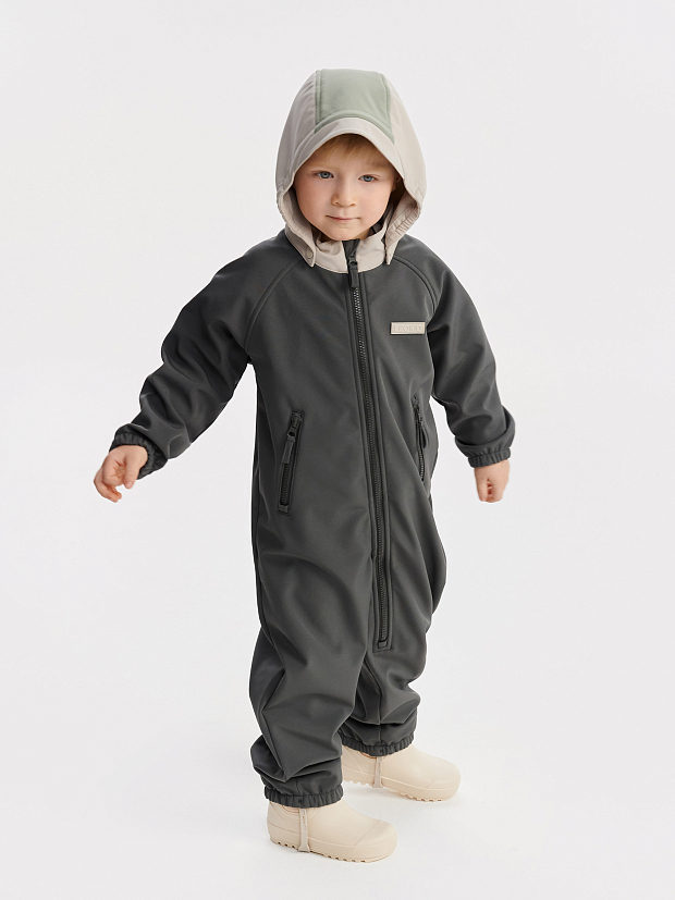 Комбинезон Leokid Softshell Lilo Asphalt