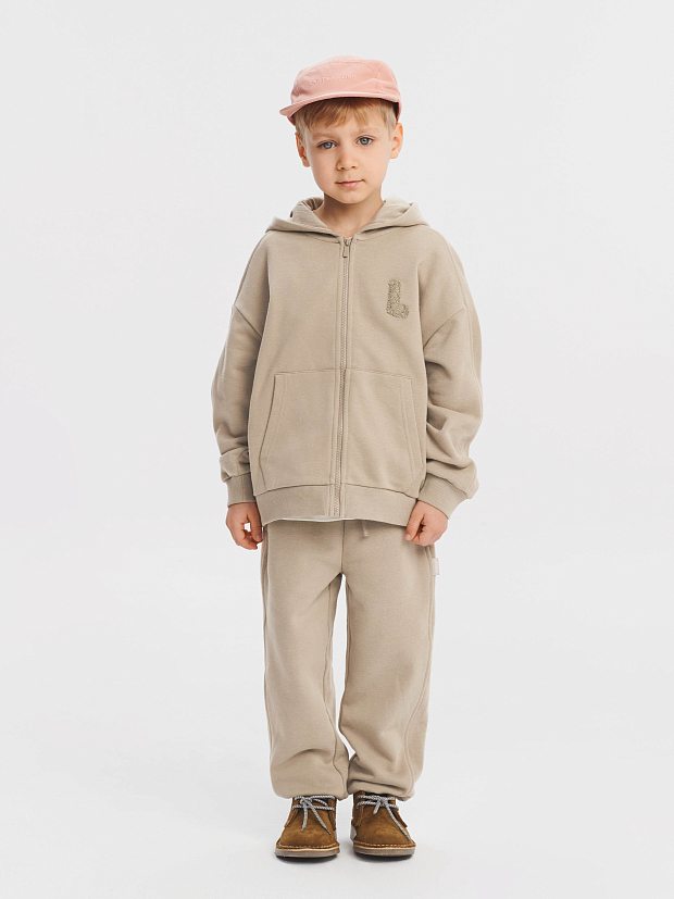 Брюки трикотажные детские LEOKID Elan Brown Safari
