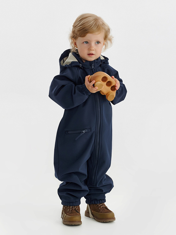 Комбинезон Leokid Softshell Navy Blue